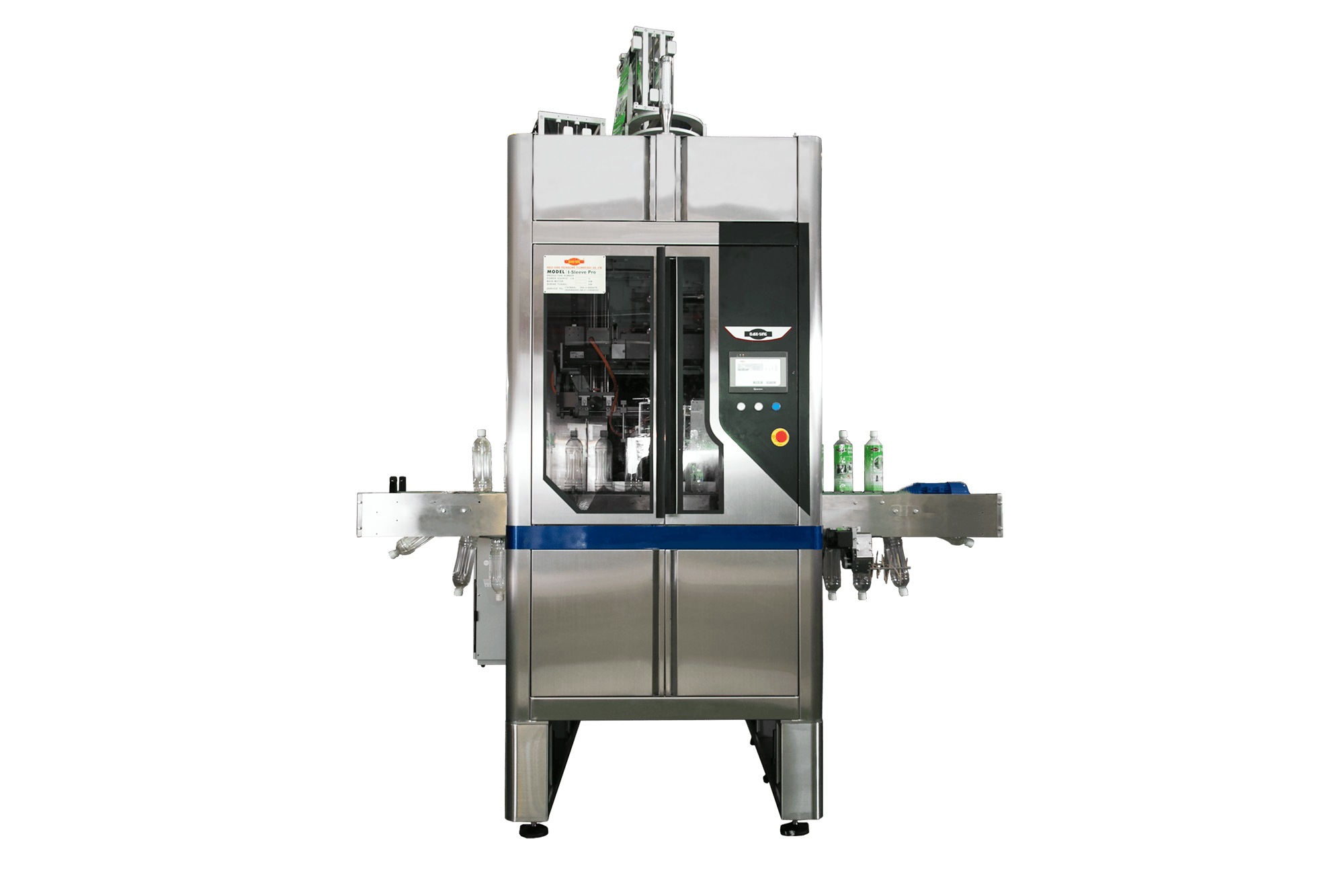 單頭全自動收縮膜套標機 i-Sleeve Pro (up to 600BPM) i-Sleeve Pro (up to 600BPM)