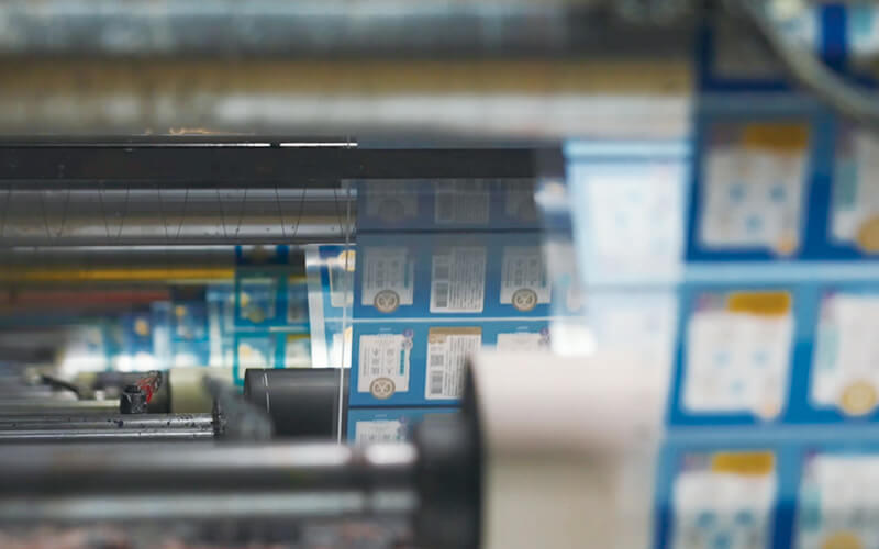 凹版收縮膜標籤印刷